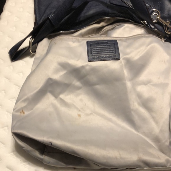 Coach navy blue bag - Picture 3 of 5